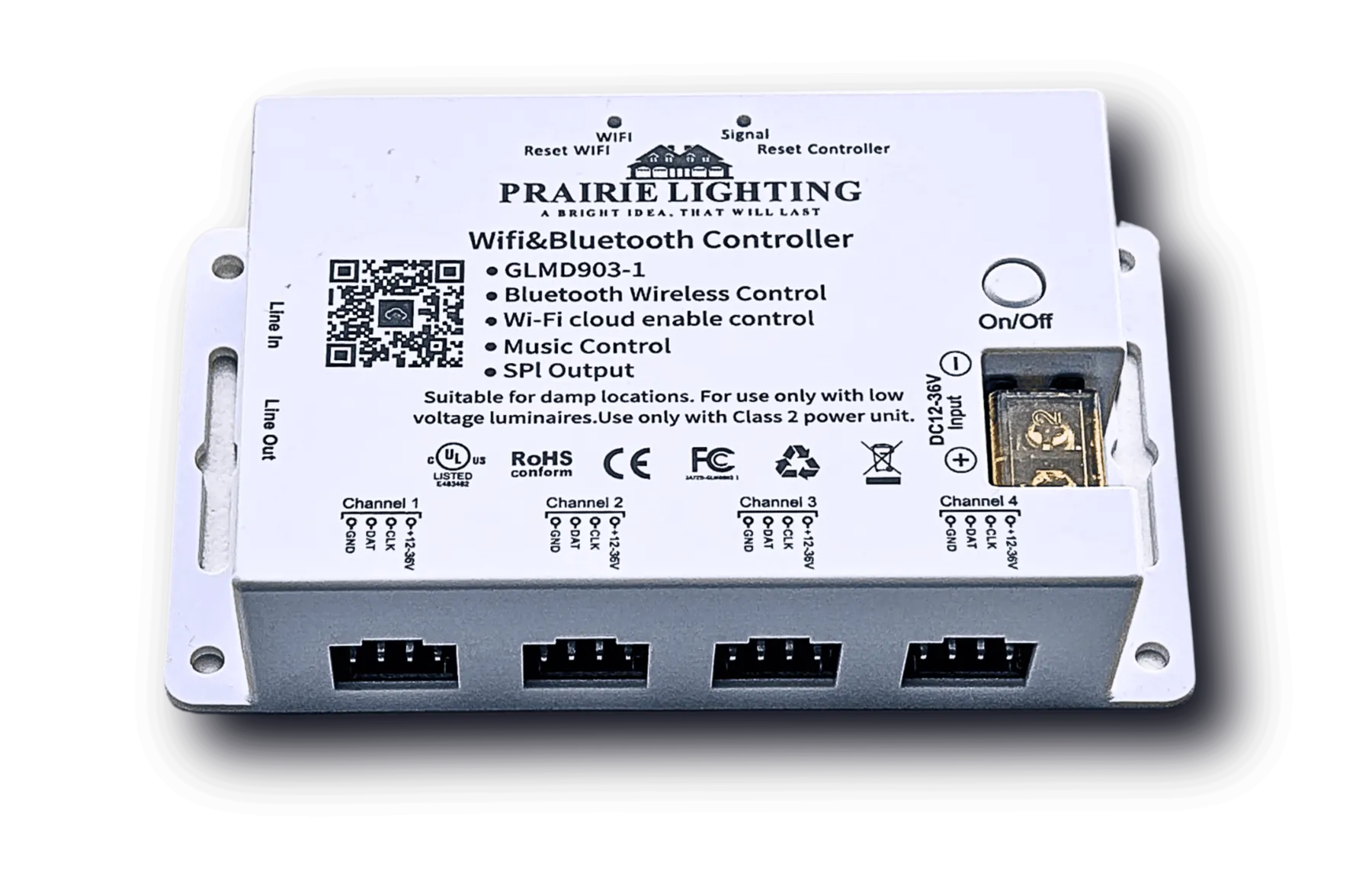 Prairie Lighting smart Wi-Fi and Bluetooth controller
